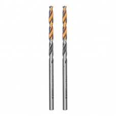 Сверло спиральное по металлу 3,2 x 65мм, Р6М5, Golden Tip, многогранная заточка, 2шт. Denzel (718269)