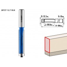 Фреза кромочная 12.7?50.8 мм с нижним подшипником хвостовик 12 мм ЗУБР Профессионал 28727-12.7-50.8