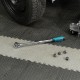 Ключ-трещотка телескопический 1/2, 305-445 мм, CrV, 72 зуба, с быстрым сбросом, хром Gross