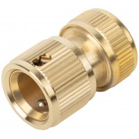 Соединитель, латунь 1/2