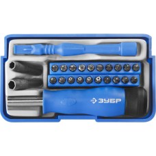 Набор отвертка для точных работ с насадками 24 предм. Профессионал ЗУБР 25648-H24