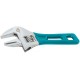 Ключ разводной с тонкими губками, пластиковая накладка на ручку, 150 мм ( 36 мм )