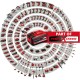 Газонокосилка акк Einhell PXC RASARRO 36/36, 2х18В, 36см,6ст 25-75мм,45л,2x3Aч Plus,2хЗУ (3413282)