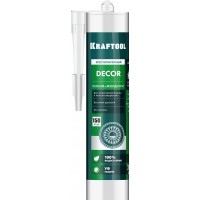 Монтажный клей для молдингов DECOR, 310 мл, белый KRAFTOOL 41349_z01