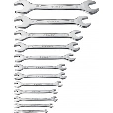 Набор ключей гаечных рожковых 12 шт 6-32 мм Профессионал ЗУБР 27011-H12