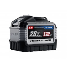 ЗУБР High Power, 20 В, 12.0 А·ч, аккумулятор LMS, ПРОФЕССИОНАЛ (BP-H-20-12)