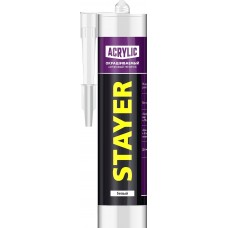 Герметик акриловый 260 мл, белый, универсальный STAYER 41211-0_z01