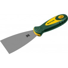 Шпатель 65 мм, х-образное профилированное полотно, двухкомпонентная ручка, нержавеющий KRAFTOOL 10035-065