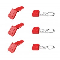 Набор клипс, KN-006110CR СС Clip красная 3 шт, KN-006210TR TT Clip 3 шт (KN-006306TCR)