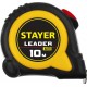 Рулетка с автостопом 10 м х 25 мм Leader Professional STAYER 3402-10-25