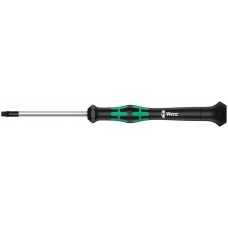Отвёртка прецизионная TX 7 x 60 мм с отверстием TORX BO Kraftform Micro серия 2067 Wera WE-118044