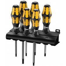 Набор отвёрток силовых 6 пр. с подставкой TX 15-20-25-27-30-40 TORX серия 977/6 Wera WE-024410