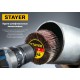 Круг шлифовальный лепестковый d 60 x 30 мм, P80, на шпильке d 6 мм STAYER 36608-080