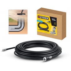 Шланг для прочистки труб для пистолета G-280 PRO, 15 м STEHER 75414-280-15