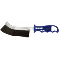 Корщетка с изогнутой пластиковой ручкой нейлоновая тип F (38414)