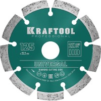 Алмазный диск LASER-UNIVERSAL, 125 мм (22.2 мм, 10?2.4 мм) KRAFTOOL 36680-125