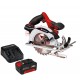 Пила циркулярная аккумуляторная Einhell PXC TE-CS 18/165-1 Li + 1 акк.4Ач + ЗУ 3А (4331207SET)