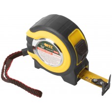 Рулетка прорезиненный корпус, двойной стопор Техно 5 м x 19 мм