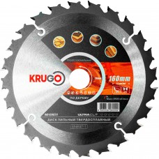 Пильный диск 160 x 2.2/1.4 x 24T x 20mm KRUGO (WA160024)