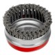 Щетка для УШМ Heavy Duty, 125 мм, М14, чашка, крученая проволока 0.5 мм Matrix (74674)