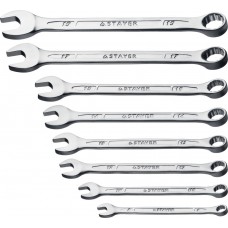 Набор комбинированных гаечных ключей 8 шт, 8 - 19 мм HERCULES Professional STAYER 27085-H8