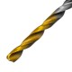 Сверло спиральное по металлу 3,2 x 65мм, Р6М5, Golden Tip, многогранная заточка, 2шт. Denzel (718269)