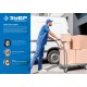 Колесо поворотное d 75 мм, г/п 50 кг, резина/полипропилен ЗУБР 30956-75-S