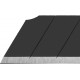 Черные сегментированные лезвия EXCEL BLACK 9 мм, 50 шт, в пластиковом кейсе + блистер, особо острые OLFA OL-ABB-50B