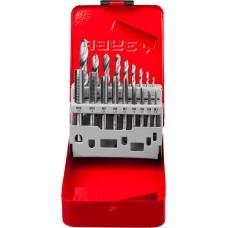 Набор резьбонарезной 18 предм. метчики 9ХС сверла Р6М5 ЗУБР 28115-H18