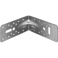 Усиленный крепежный уголок 65 x 145 x 145 x 2.5 мм цинк ЗУБР УКУ-2.5 31011-145
