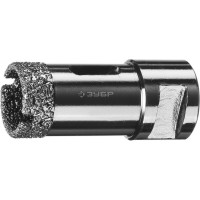 Коронка алмазная вакуумная АВК, d 25 мм, М14, 15 мм кромка ЗУБР Профессионал 29865-25
