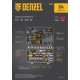 Набор инструментов, 1/2, 1/4, CrV, S2, пластиковый кейс, 64 предмета Denzel