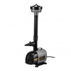 Насос фонтанный FNP110-34, 112 Вт, подъем 3,4 м, 3400 л/ч, колокольчик/каскад/гейзер Denzel (99032)