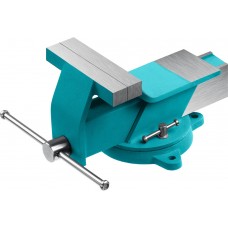 Стальные слесарные тиски 100 мм СИБИН 3244-100