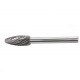 Борфреза пламевидная 10x25x70 мм, VHM, DC, форма H (серия 900665) GARWIN INDUSTRIAL 900665-102570