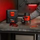 Лазерный уровень CRL-30R, 30 м, красный луч, батарейки, резьба 5/8 MTX (35034)