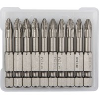 Торсионные биты X-Drive, PZ2, 50 мм, 10 шт KRAFTOOL 26123-2-50-10