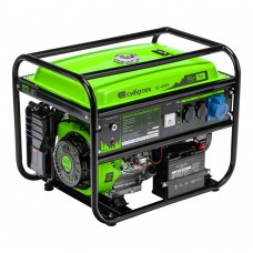 Генератор бензиновый БС-6500Э, 5.5 кВт, 230В, четырехтактный, 25 л, электростартер Сибртех (94548)