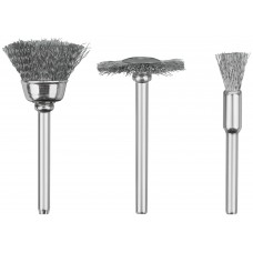 Корщетки стальные набор 3 шт (36903)