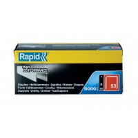 Скобы супертвердые профессиональные узкие тип 53 8 мм 5000 штук RAPID 11857050
