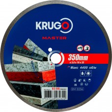 Диск алмазный сплошной ультратонкий KRUGO MASTER 350х3,0х32х10 mm 81081350283 (81083500283)