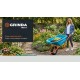 GRINDA GP-22, ударопрочный пластиковый кузов, 110 л, 220 кг, двухколесная, пневматические колеса, тачка садовая PROLine (422406)