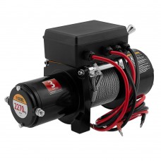 Лебедка автомобильная электрическая LB-2200, 2.2 т, 3.3 кВт, 12 В Denzel (52022)