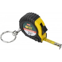 Рулетка-брелок, прорезин.корпус 2 м x 8 мм
