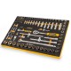 RUNTEC RT-HT1E110 Набор торцевых головок с аксессуарами RUNTEC 1/2, 1/4 в ложементе EVA, 110 предметов (RT-HT1E110)