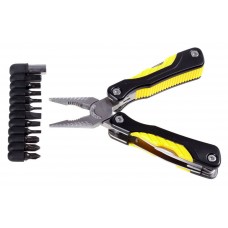 Мультитул 11 в 1 облегчённая модель с набором бит нейлоновый чехол 98мм PROFESSIONAL STAYER 22850