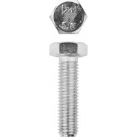 Болт M12 x 45 мм, кл. пр. 5.8, цинк, 5 кг, ГОСТ 7798-70 ЗУБР 303080-12-045
