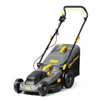 Газонокосилка эл. CHAMPION EM4318 (1,8 кВт пласт.+ткань травосб. 52л ширина 430мм 30-75мм, 12,9кг) (EM4318)