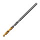 Сверло спиральное по металлу 2,5 x 57 мм, Р6М5, Golden Tip , 2шт. Denzel (718224)