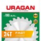 Диск пильный по дереву Fast URAGAN 190х20/16 мм 24Т 36800-190-20-24_z01  